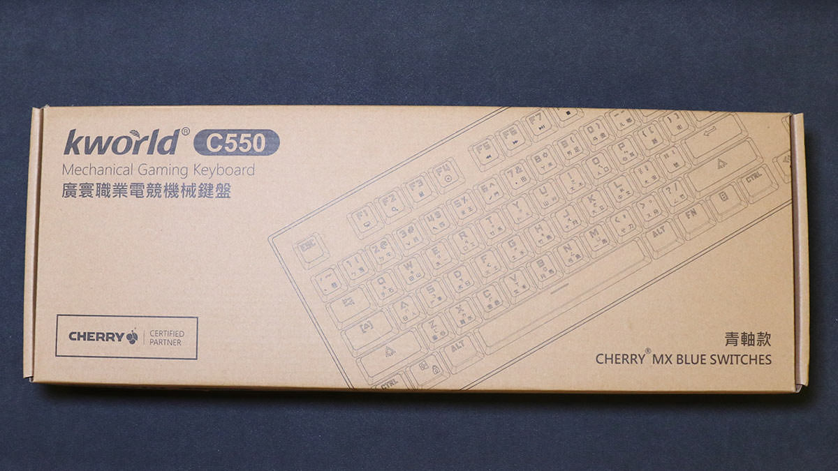 廣寰 Kworld c550 機械式鍵盤